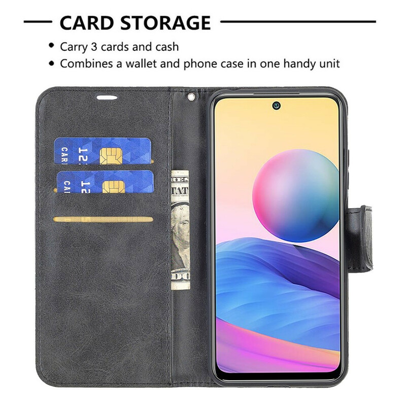 Housse Xiaomi Redmi Note 10 5G / Poco M3 Pro 5G Lisse Rabat Oblique Housse Xiaomi Redmi Note 10 5G / Poco M3 Pro 5G Lisse Rabat Oblique