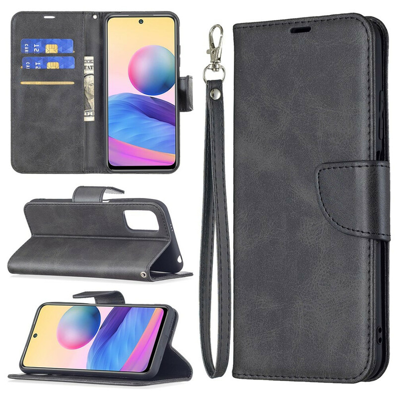 Housse Xiaomi Redmi Note 10 5G / Poco M3 Pro 5G Lisse Rabat Oblique Housse Xiaomi Redmi Note 10 5G / Poco M3 Pro 5G Lisse Rabat Oblique