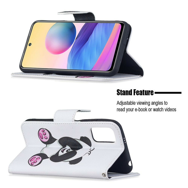 Housse Xiaomi Redmi Note 10 5G / Poco M3 Pro 5G Panda Fun Housse Xiaomi Redmi Note 10 5G / Poco M3 Pro 5G Panda Fun