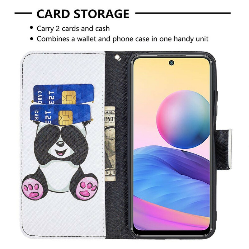 Housse Xiaomi Redmi Note 10 5G / Poco M3 Pro 5G Panda Fun Housse Xiaomi Redmi Note 10 5G / Poco M3 Pro 5G Panda Fun