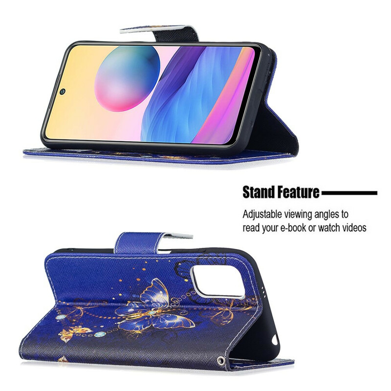 Housse Xiaomi Redmi Note 10 5G / Poco M3 Pro 5G Incroyables Papillons Housse Xiaomi Redmi Note 10 5G / Poco M3 Pro 5G Incroyables Papillons