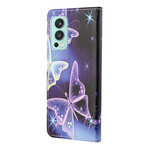 Housse OnePlus Nord 2 5G Papillons Néons