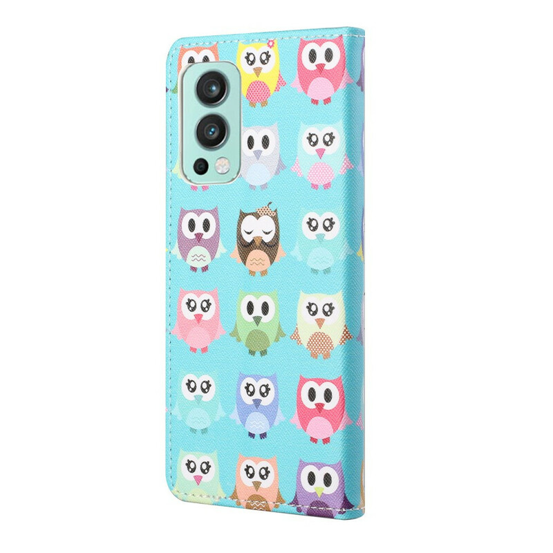 Housse OnePlus Nord 2 5G Multiples Hiboux