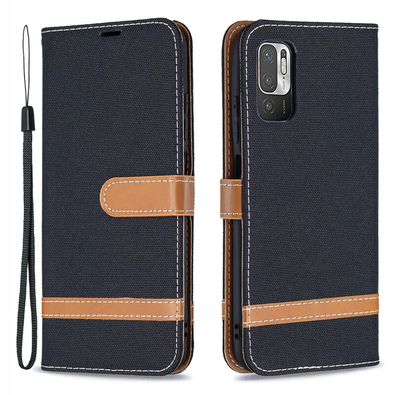 Housse Xiaomi Redmi Note 10 5G / Poco M3 Pro 5G Tissu à Lanière Housse Xiaomi Redmi Note 10 5G / Poco M3 Pro 5G Tissu à Lanière