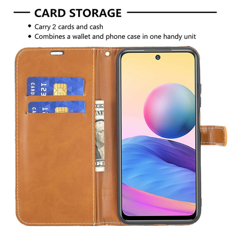 Housse Xiaomi Redmi Note 10 5G / Poco M3 Pro 5G Tissu à Lanière Housse Xiaomi Redmi Note 10 5G / Poco M3 Pro 5G Tissu à Lanière