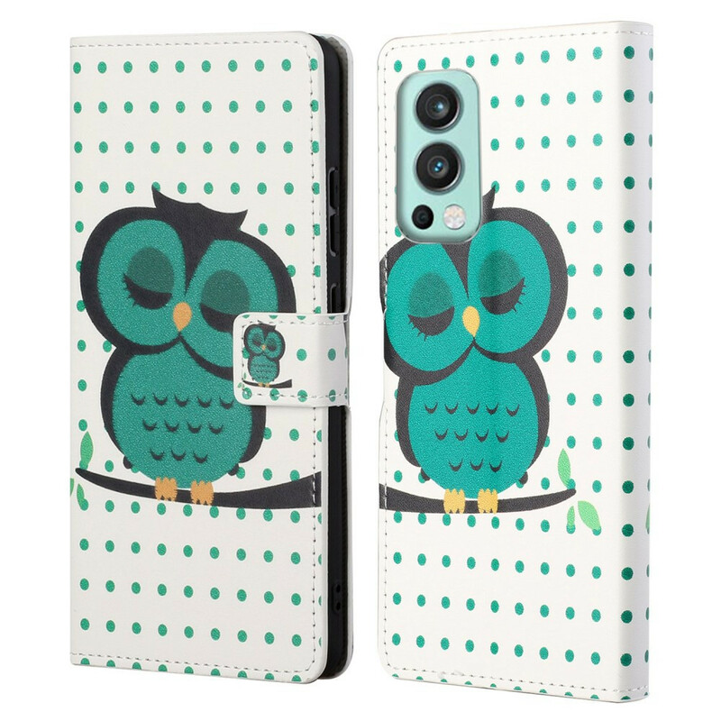 Housse OnePlus Nord 2 5G Hibou Endormi Housse OnePlus Nord 2 5G Hibou Endormi