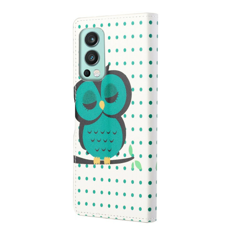 Housse OnePlus Nord 2 5G Hibou Endormi Housse OnePlus Nord 2 5G Hibou Endormi