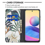 Flip Cover Xiaomi Redmi Note 10 5G / Poco M3 Pro 5G Feuilles