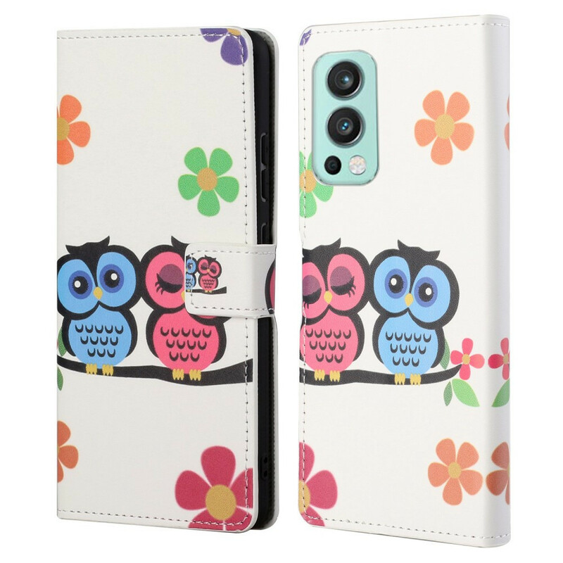 Housse OnePlus Nord 2 5G Couple de Hiboux Housse OnePlus Nord 2 5G Couple de Hiboux