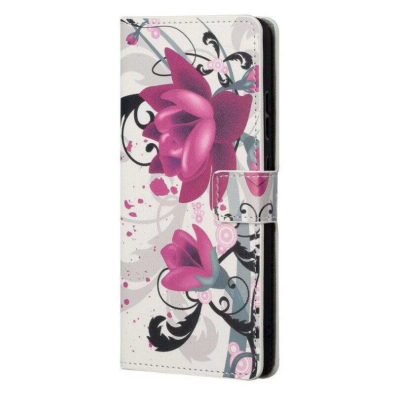 Housse OnePlus Nord 2 5G Tropical Flowers Housse OnePlus Nord 2 5G Tropical Flowers