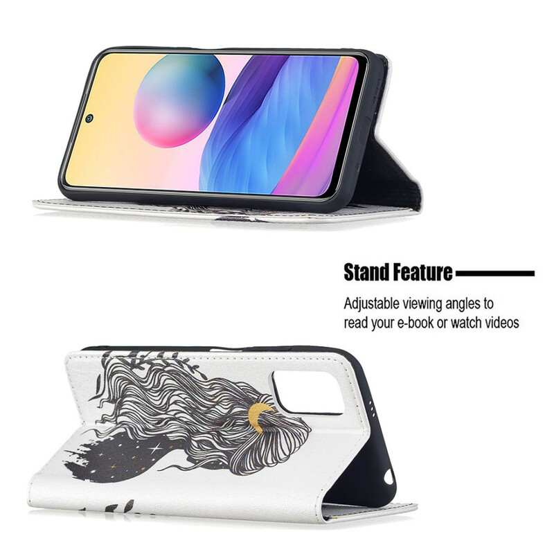 Flip Cover Xiaomi Redmi Note 10 5G / Poco M3 Pro 5G Jolie Chevelure