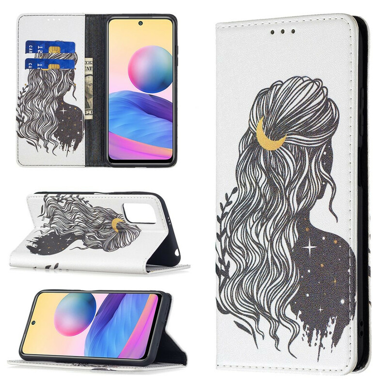 Flip Cover Xiaomi Redmi Note 10 5G / Poco M3 Pro 5G Jolie Chevelure