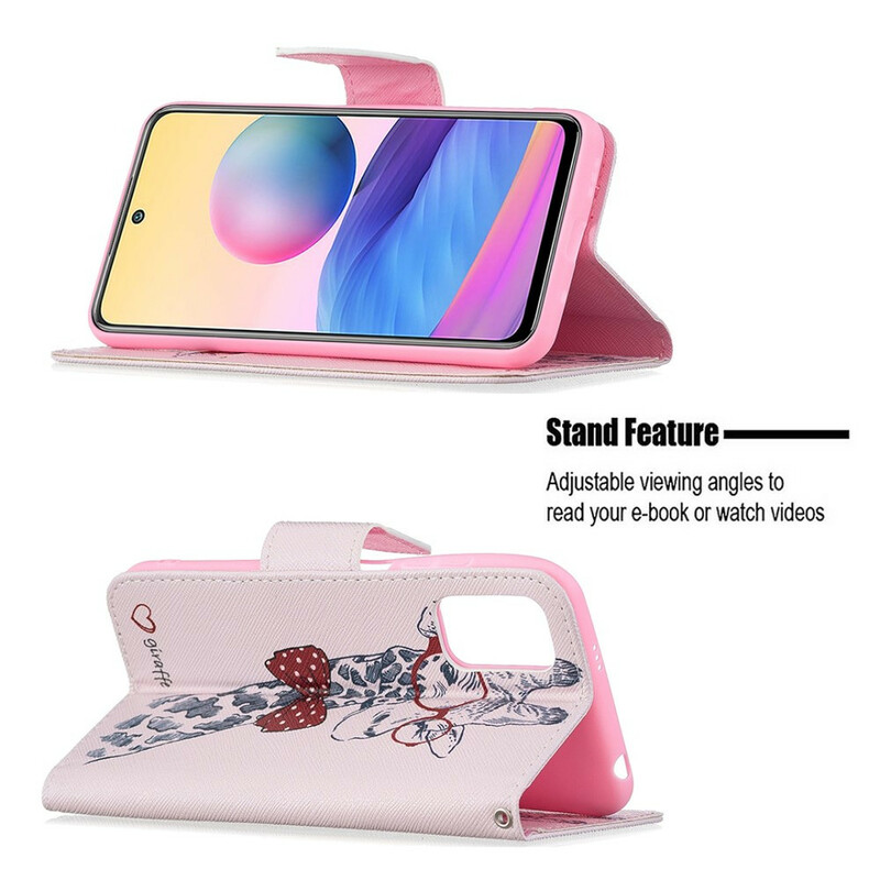 Housse Xiaomi Redmi Note 10 5G / Poco M3 Pro 5G Girafe Intello Housse Xiaomi Redmi Note 10 5G / Poco M3 Pro 5G Girafe Intello