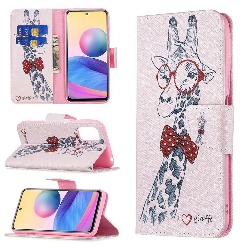 Housse Xiaomi Redmi Note 10 5G / Poco M3 Pro 5G Girafe Intello Housse Xiaomi Redmi Note 10 5G / Poco M3 Pro 5G Girafe Intello