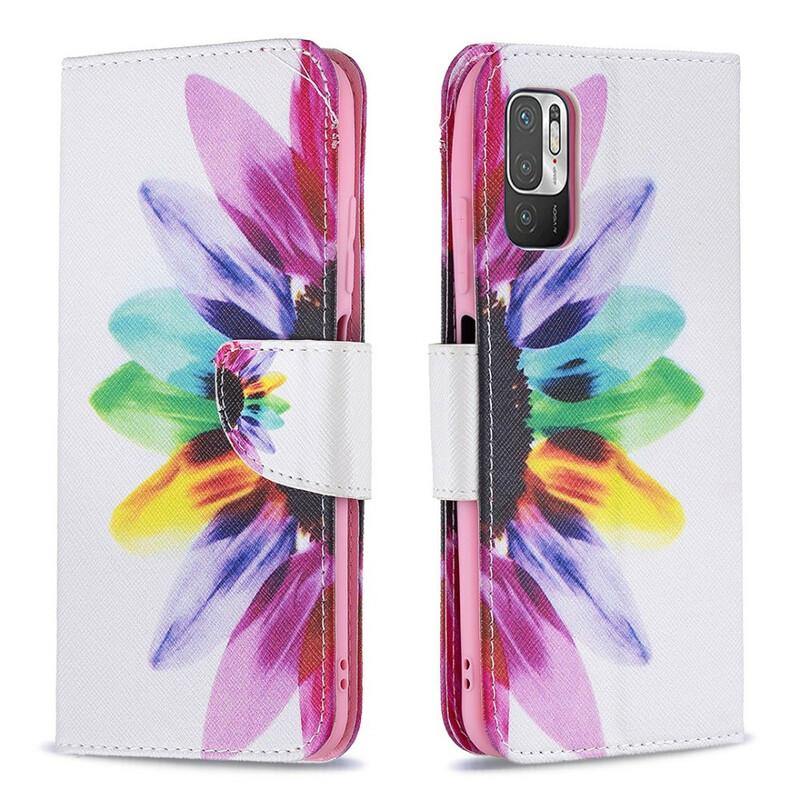 Housse Xiaomi Redmi Note 10 5G / Poco M3 Pro 5G Fleur Aquarelle