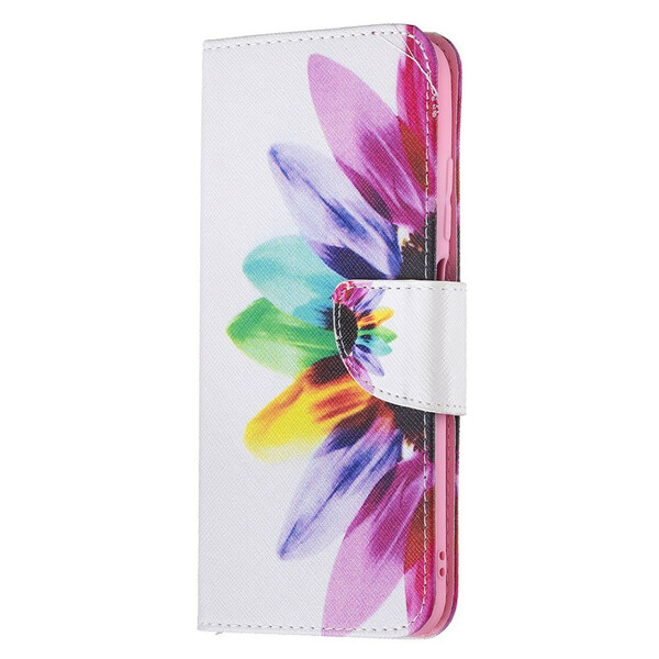 Housse Xiaomi Redmi Note 10 5G / Poco M3 Pro 5G Fleur Aquarelle
