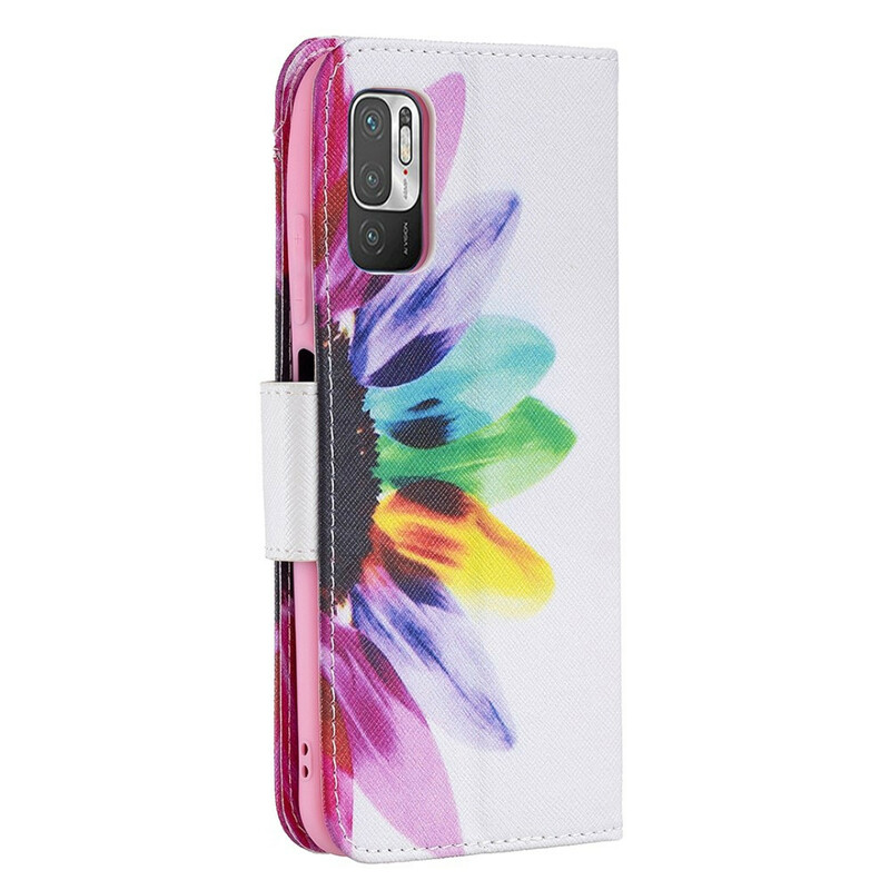 Housse Xiaomi Redmi Note 10 5G / Poco M3 Pro 5G Fleur Aquarelle Housse Xiaomi Redmi Note 10 5G / Poco M3 Pro 5G Fleur Aquarelle