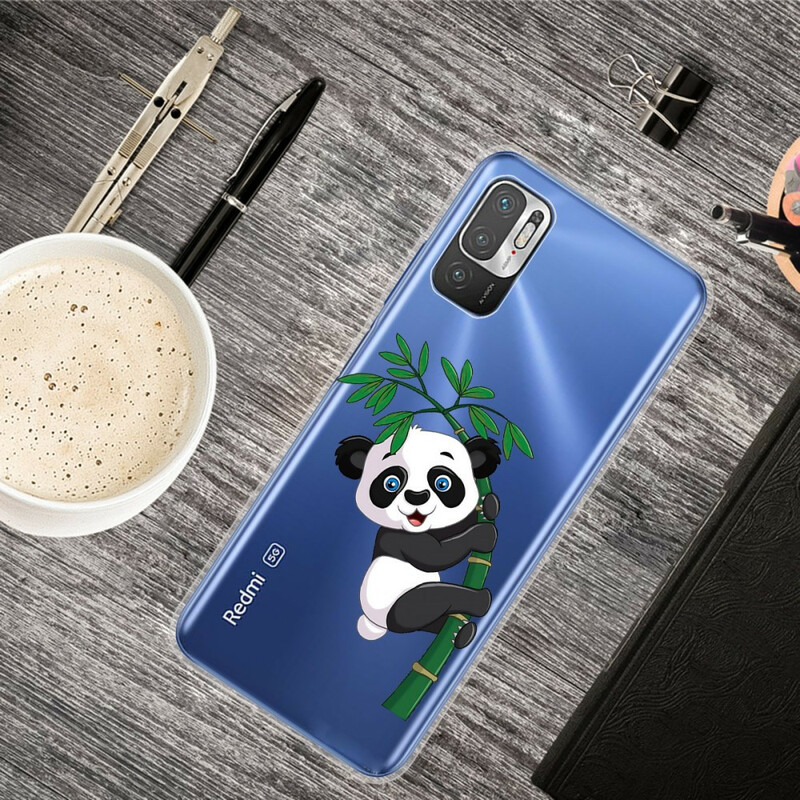 Coque Xiaomi Redmi Note 10 5G / Poco M3 Pro 5G Panda Sur Le Bambou