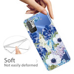 Coque Xiaomi Redmi Note 10 5G / Poco M3 Pro 5G Fleurs Bleues Aquarelle Coque Xiaomi Redmi Note 10 5G / Poco M3 Pro 5G Fleurs Bleues Aquarelle