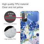 Coque Xiaomi Redmi Note 10 5G / Poco M3 Pro 5G Fleurs Bleues Aquarelle Coque Xiaomi Redmi Note 10 5G / Poco M3 Pro 5G Fleurs Bleues Aquarelle