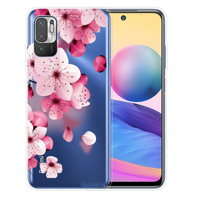 Coque Xiaomi Redmi Note 10 5G / Poco M3 Pro 5G Petites Fleurs Roses