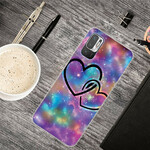 Coque Xiaomi Redmi Note 10 5G / Poco M3 Pro 5G Coeurs Enchaînés Coque Xiaomi Redmi Note 10 5G / Poco M3 Pro 5G Coeurs Enchaînés