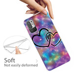 Coque Xiaomi Redmi Note 10 5G / Poco M3 Pro 5G Coeurs Enchaînés Coque Xiaomi Redmi Note 10 5G / Poco M3 Pro 5G Coeurs Enchaînés