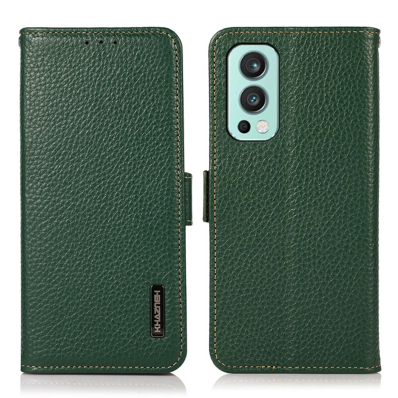 Housse OnePlus Nord 2 5G Cuir Litchi KHAZNEH Housse OnePlus Nord 2 5G Cuir Litchi KHAZNEH