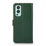 Housse OnePlus Nord 2 5G Cuir Litchi KHAZNEH Housse OnePlus Nord 2 5G Cuir Litchi KHAZNEH