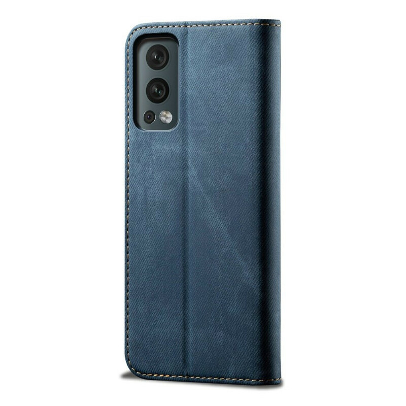 Flip Cover OnePlus Nord 2 5G Simili Cuir Texture Jeans Flip Cover OnePlus Nord 2 5G Simili Cuir Texture Jeans
