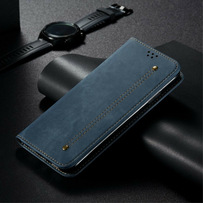 Flip Cover OnePlus Nord 2 5G Simili Cuir Texture Jeans Flip Cover OnePlus Nord 2 5G Simili Cuir Texture Jeans