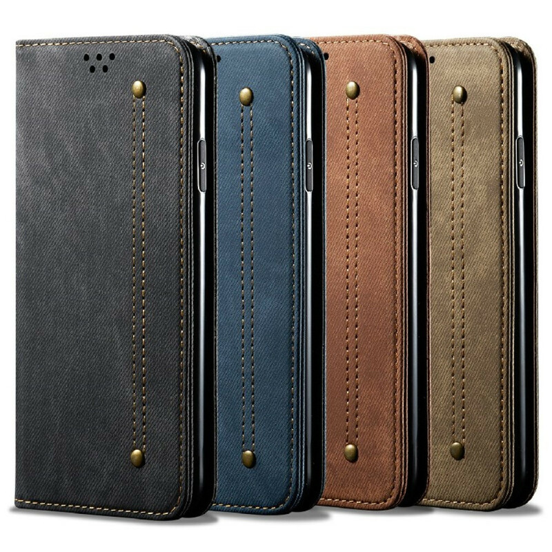 Flip Cover OnePlus Nord 2 5G Simili Cuir Texture Jeans Flip Cover OnePlus Nord 2 5G Simili Cuir Texture Jeans