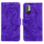 Housse Xiaomi Redmi Note 10 5G / Poco M3 Pro 5G Empreinte Face de Tigre