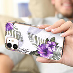 Coque iPhone 12 Mini Fleurs Violettes