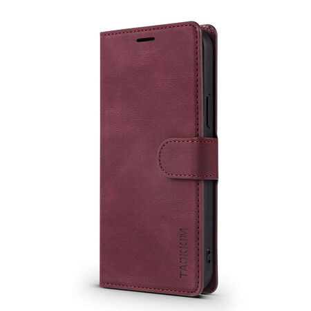 Housse iPhone 12 Mini Style Cuir TAOKKIM