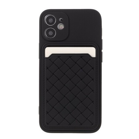 Coque iPhone 12 Mini Tissée Porte-Carte