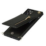 Coque iPhone 12 Mini Bandoulière Porte-cartes Coque iPhone 12 Mini Bandoulière Porte-cartes