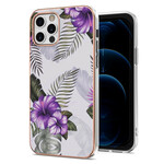 Coque iPhone 12 / 12 Pro Fleurs Violettes