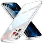 Coque iPhone 12 / 12 Pro Dos en Verre et Rebords en Silicone