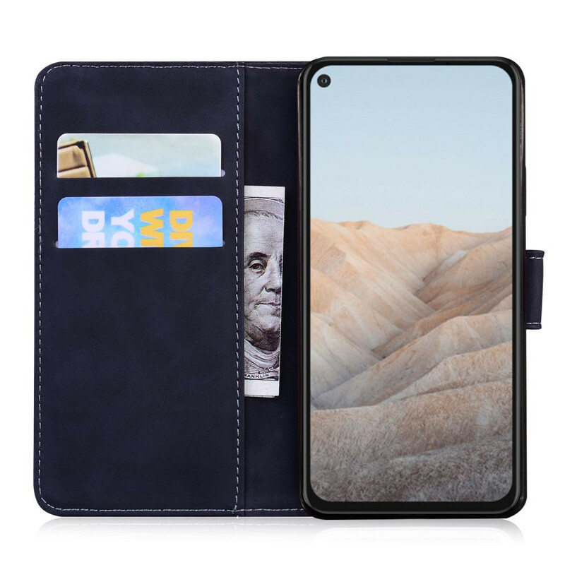 Housse Google Pixel 5A 5G Effet Cuir Monochrome Housse Google Pixel 5A 5G Effet Cuir Monochrome