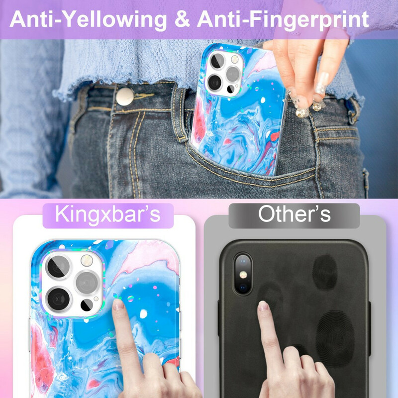 Coque iPhone 12 / 12 Pro Artistique KINGXBAR Coque iPhone 12 / 12 Pro Artistique KINGXBAR
