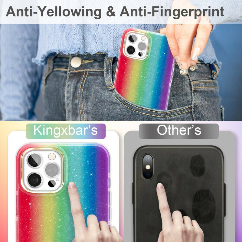 Coque iPhone 12 / 12 Pro Multicolores KINGXBAR