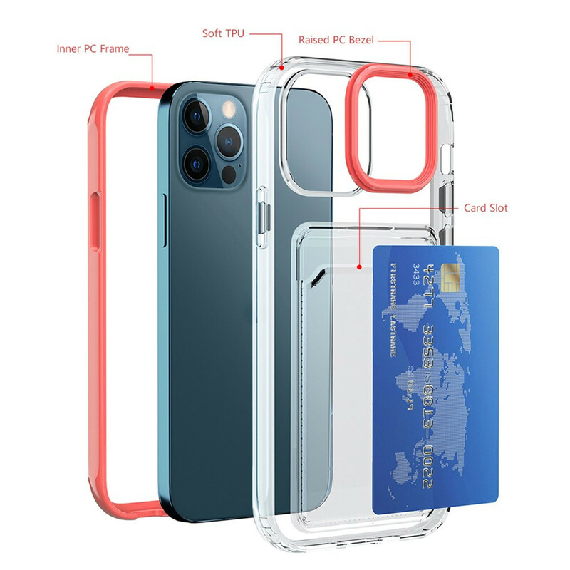 Coque iPhone 12 / 12 Pro Porte-Carte Porte-Clés