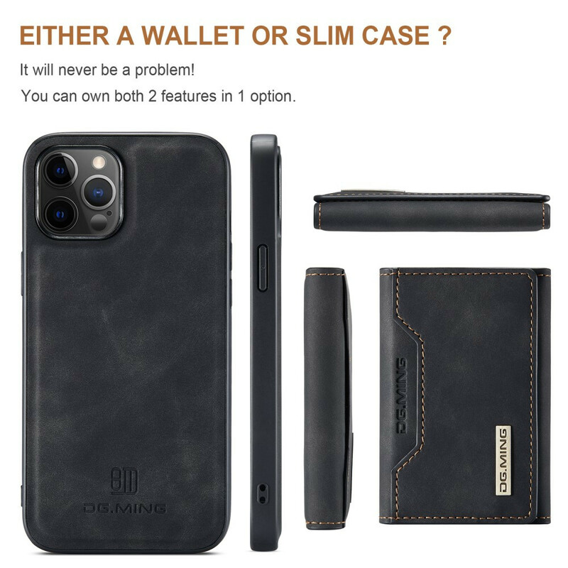 Coque iPhone 12 / 12 Pro Porte-Cartes Détachable DG.MING Coque iPhone 12 / 12 Pro Porte-Cartes Détachable DG.MING