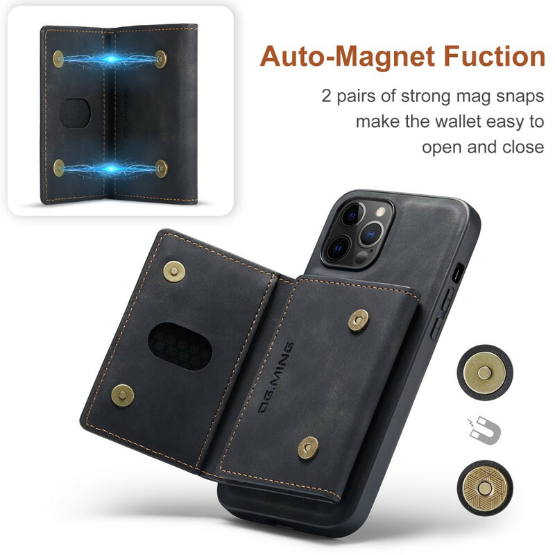 Coque iPhone 12 / 12 Pro Porte-Cartes Détachable DG.MING Coque iPhone 12 / 12 Pro Porte-Cartes Détachable DG.MING