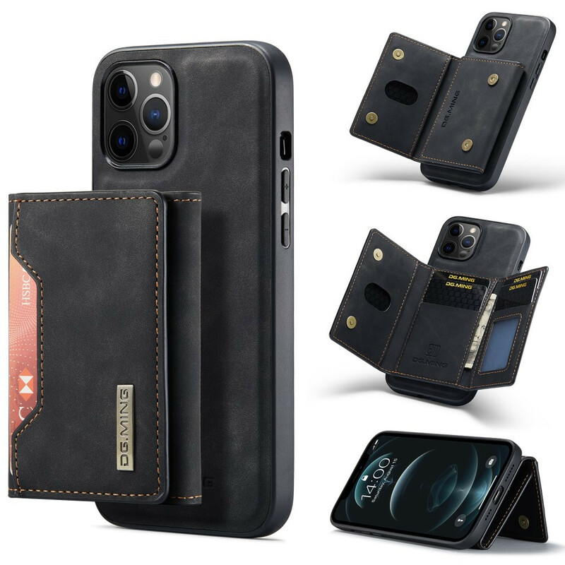 Coque iPhone 12 / 12 Pro Porte-Cartes Détachable DG.MING Coque iPhone 12 / 12 Pro Porte-Cartes Détachable DG.MING