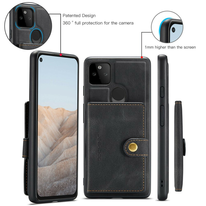 Coque Google Pixel 5A 5G Porte-Cartes Détachable Coque Google Pixel 5A 5G Porte-Cartes Détachable