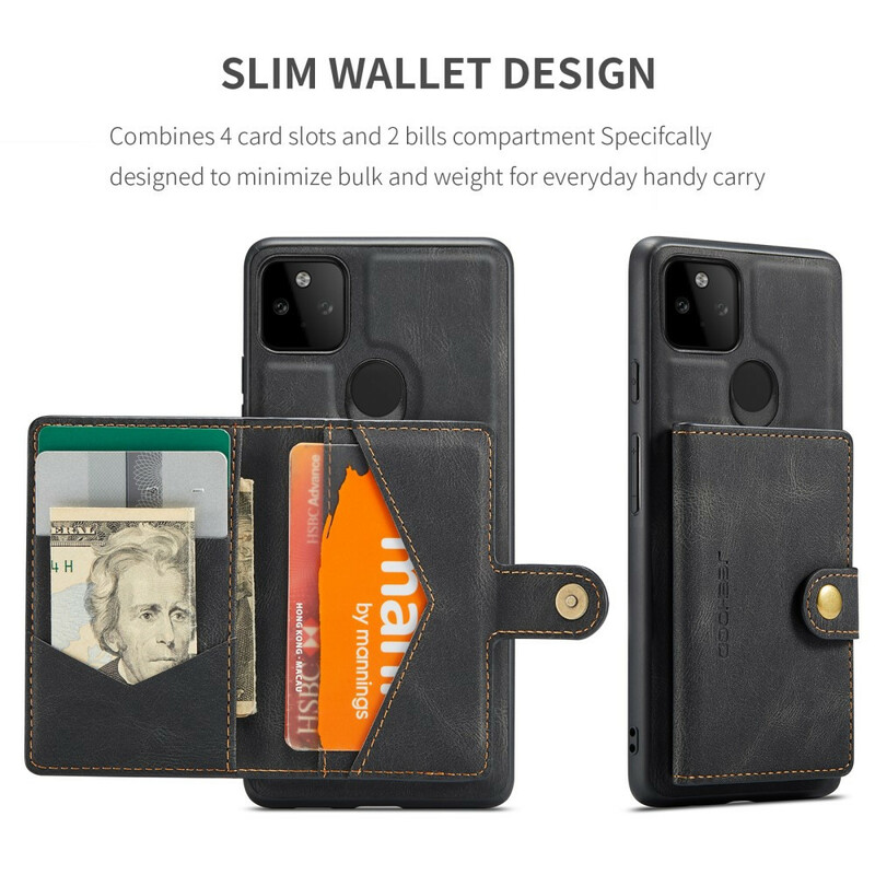 Coque Google Pixel 5A 5G Porte-Cartes Détachable Coque Google Pixel 5A 5G Porte-Cartes Détachable