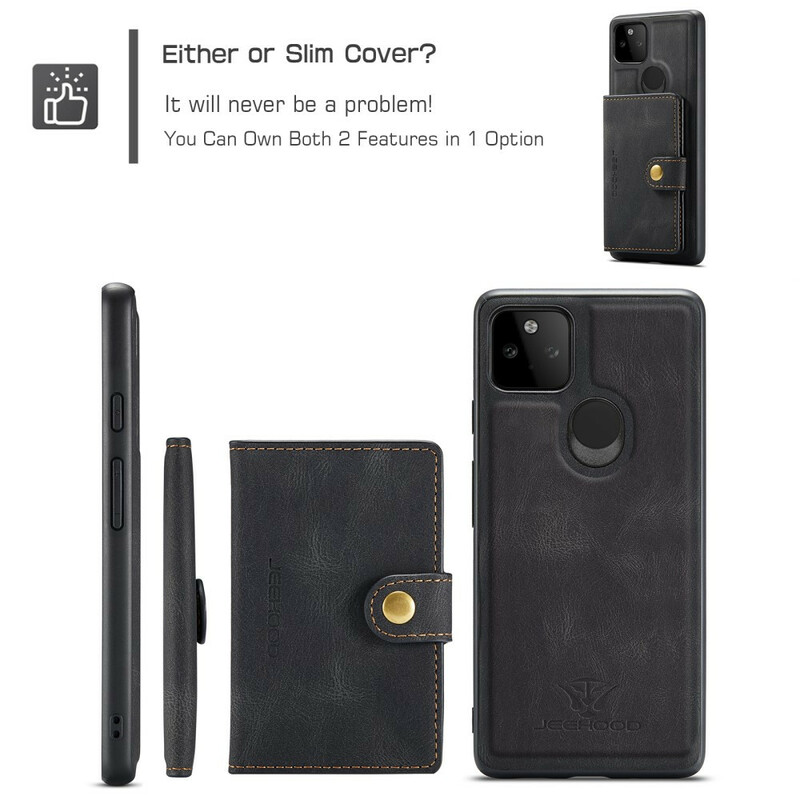 Coque Google Pixel 5A 5G Porte-Cartes Détachable Coque Google Pixel 5A 5G Porte-Cartes Détachable