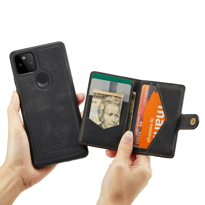 Coque Google Pixel 5A 5G Porte-Cartes Détachable Coque Google Pixel 5A 5G Porte-Cartes Détachable